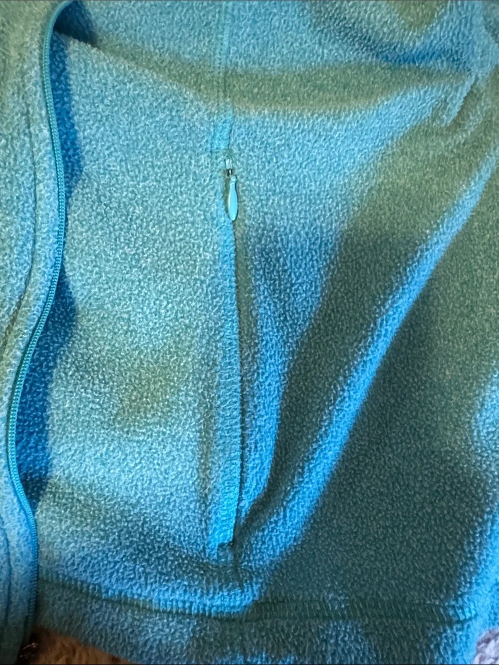L.L. Bean Bright Teal Fleece Jacket